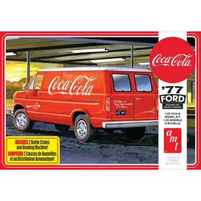 1977 Ford Delivery Van w/Vending Machine [Coca-Cola] 1/25 by AMT