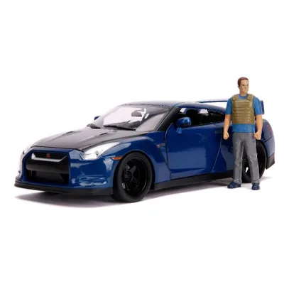 Jada Fast & Furious Brian's Nissan GT-R (R35) w/Light & Figure 1/18 #31142