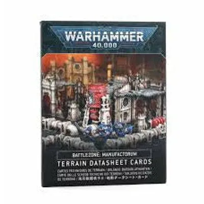 Battlezone: Manufactorum Terrain Datasheet Cards