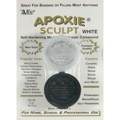 Apoxie Clay White 4 oz. Self Hardening AVX-1371