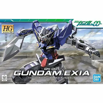 HG 1/144 Gundam 00 #01 GN-001 Gundam Exia #5057927 by Bandai