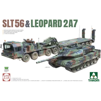 SLT56 & Leopard 2A7 1/72 #5011 by Takom