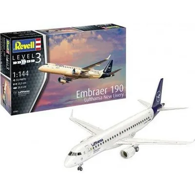 Embraer 190 Lufthansa New Livery 1/144 #3883 by Revell