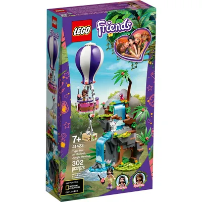 Lego Friends: Tiger Hot Air Balloon Jungle Rescue 41423