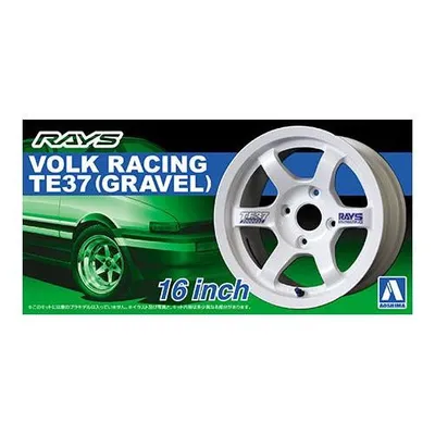 VOLK RACING TE37 16inch 1/24 #05250 by Aoshima