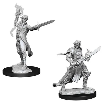 Pathfinder Unpainted Mini - Male Elf Magus 90043