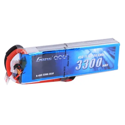 Gens Ace - 205 - 3300mAh 3S1P 11.1V 45C LiPo