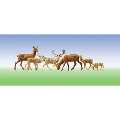 Animals -- Fallow Deer & Red Deer pkg(12)