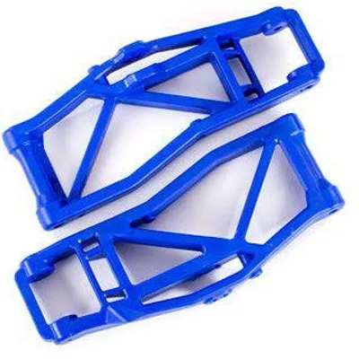 TRA8999X Suspension arms, lower, blue (left and right, front or rear) (WideMAXX kit) (2)