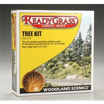 Woodland Scenics Tree Kit 2-6 Inch (19 Deciduous and 8 Pine Trees) WOO5154