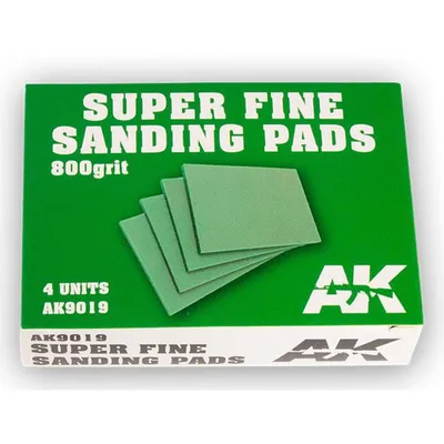AK Interactive Sanding Pads (Super Fine) 800 Grit AK-9019