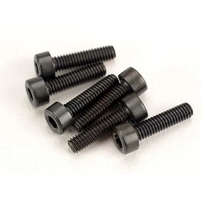 TRA3229 2.5x10mm Cap-Head Machine Hex Screws (6)