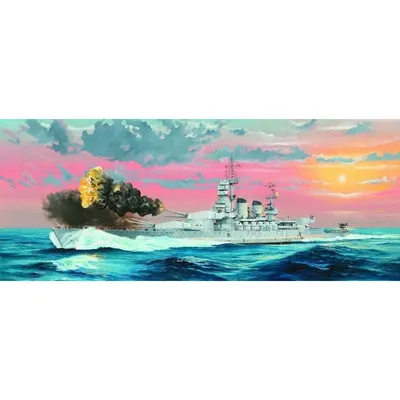 Italian Navy Battleship RN Littorio 1941 1/350 Model Ship Kit #5319 by Trumpeter