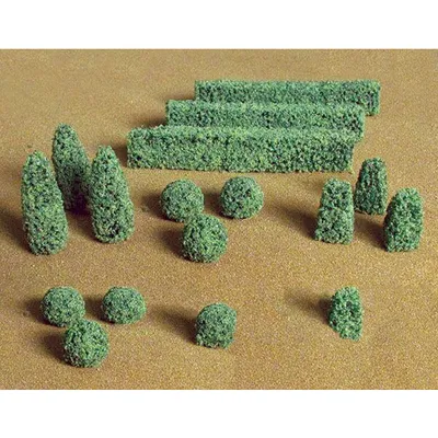 JTT Scenery Products Boxwood Plants (15pc) #95585