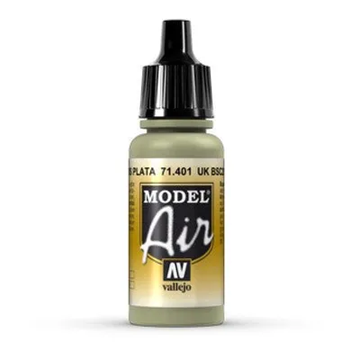 Vallejo Model Air 71.401 UK BSC28 Silver Grey 17mL