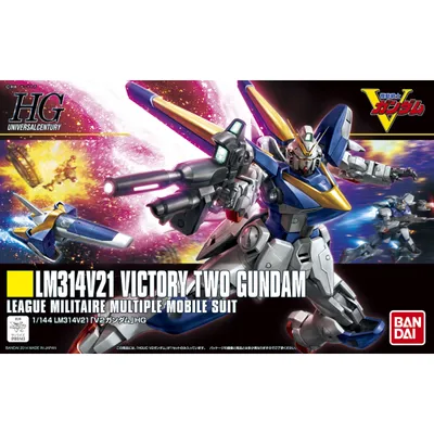 HGUC 1/144 #169 LM314V21 Victory Two Gundam #5058267 by Bandai