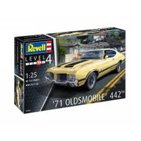 1971 Oldsmobile 442 Coupe 1/25 Model Car Kit #07695 by Revell