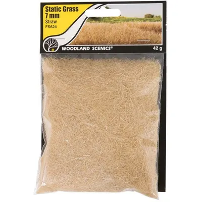 Woodland Scenics Static Grass - 7mm (Straw) WOO624