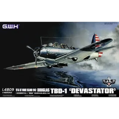 TBD-1 Devastator VT6 Wake Island 1942 1/48 by Sword