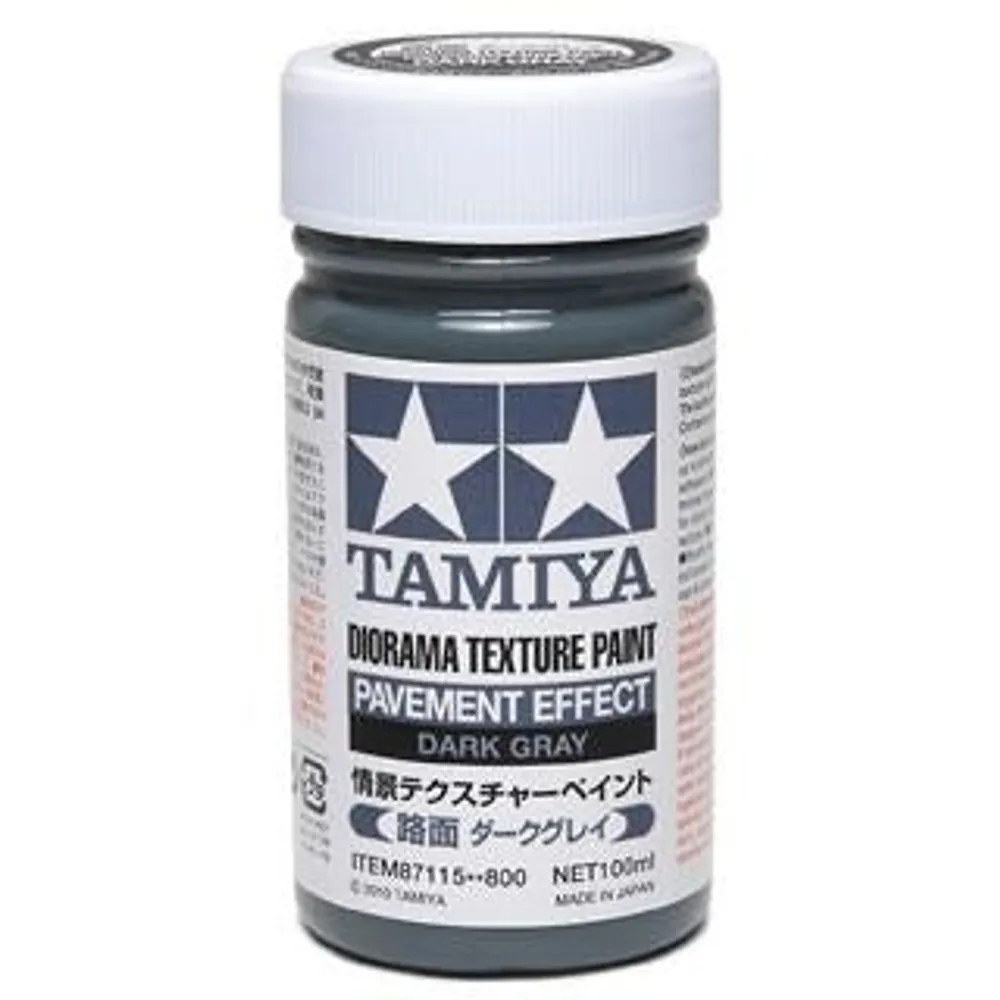 Tamiya Diorama Texture Paint 100mL Pavement Effect Dark Gray #87115