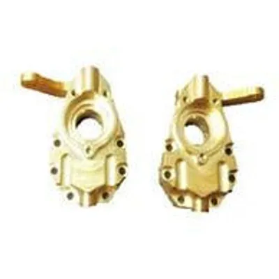 APS29002 Brass Front Steering Knuckles (2) for Traxxas TRX-4 and TRX-6 Crawler