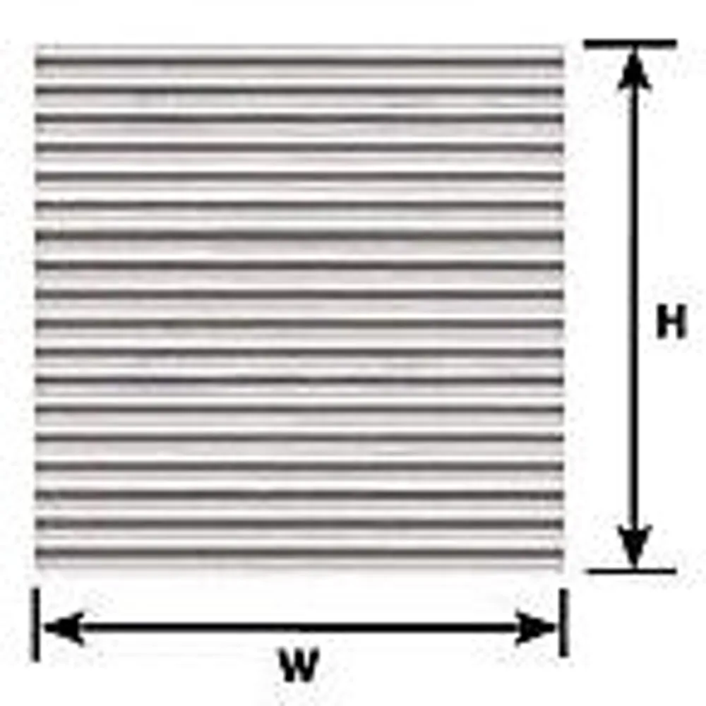 Plastruct HO Scale Corrugated Siding Sheet (2 pcs) PLA91509