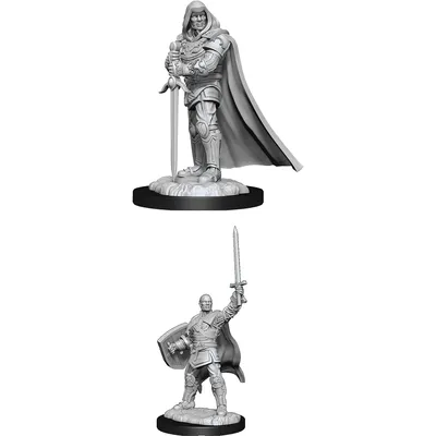 D&D Unpainted Mini - Human Paladin 90136