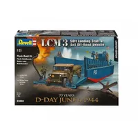 D-Day Set LCM3 and 4X4 1/35 by Revell