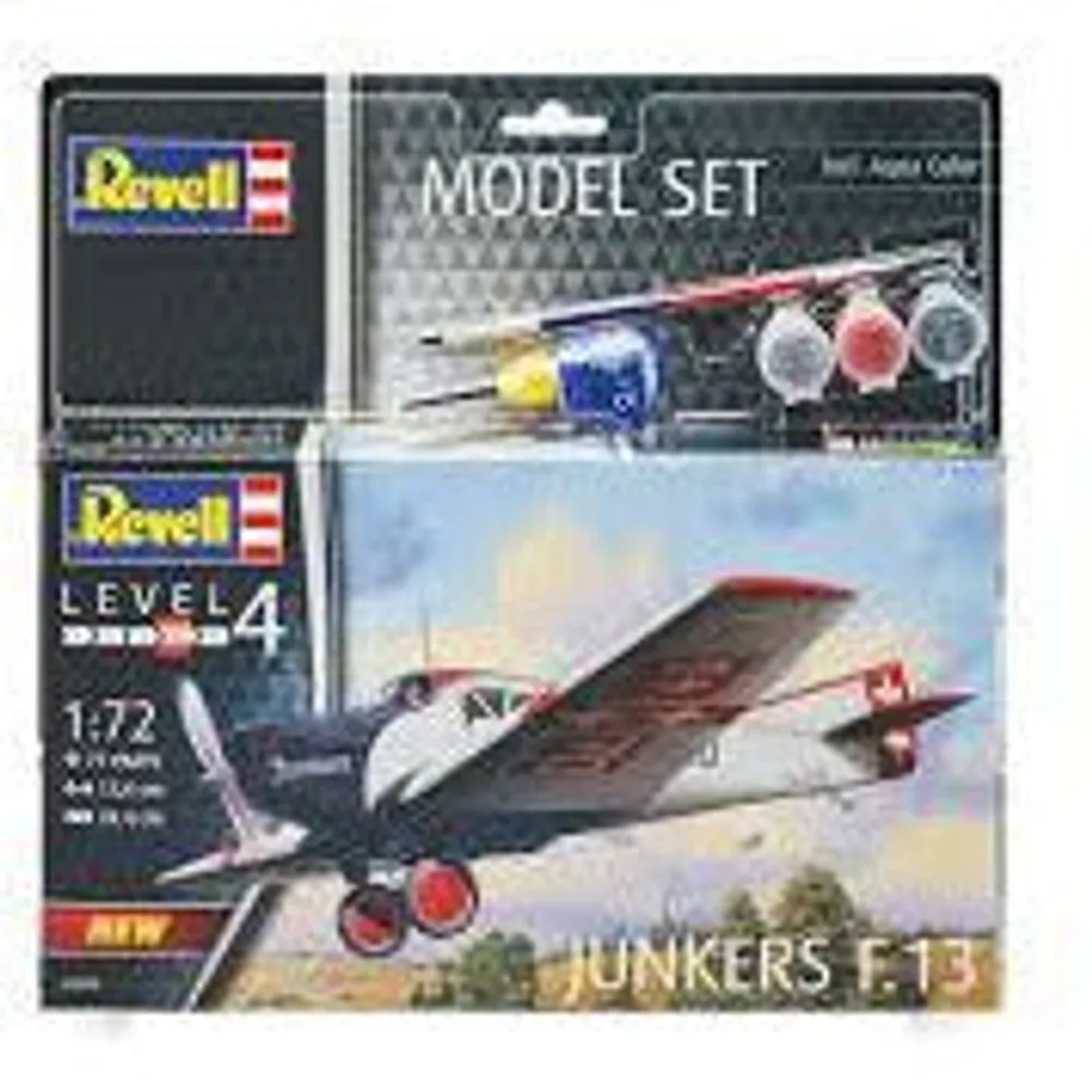 Junkers F.13 1/72 #03870 Skill Level 4  Model Set by Revell