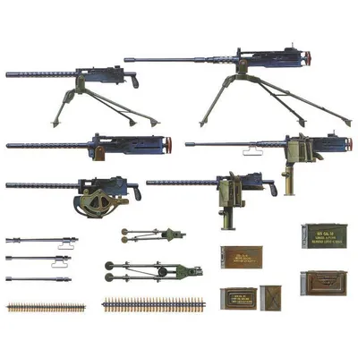 US Machine Gun Set 1/35 by Academy