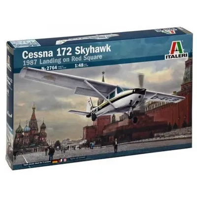 Cessna 172 Skyhawk 1987 Landing on Red Square 1/48 #2764 by Italeri