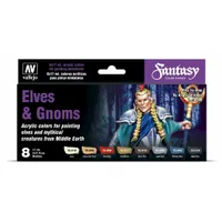 VAL70242 Elves & Gnomes 8 Colour Paint Set