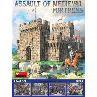 Assault of Medieval Fortress #72033 1/72 Scenery Kit by MiniArt
