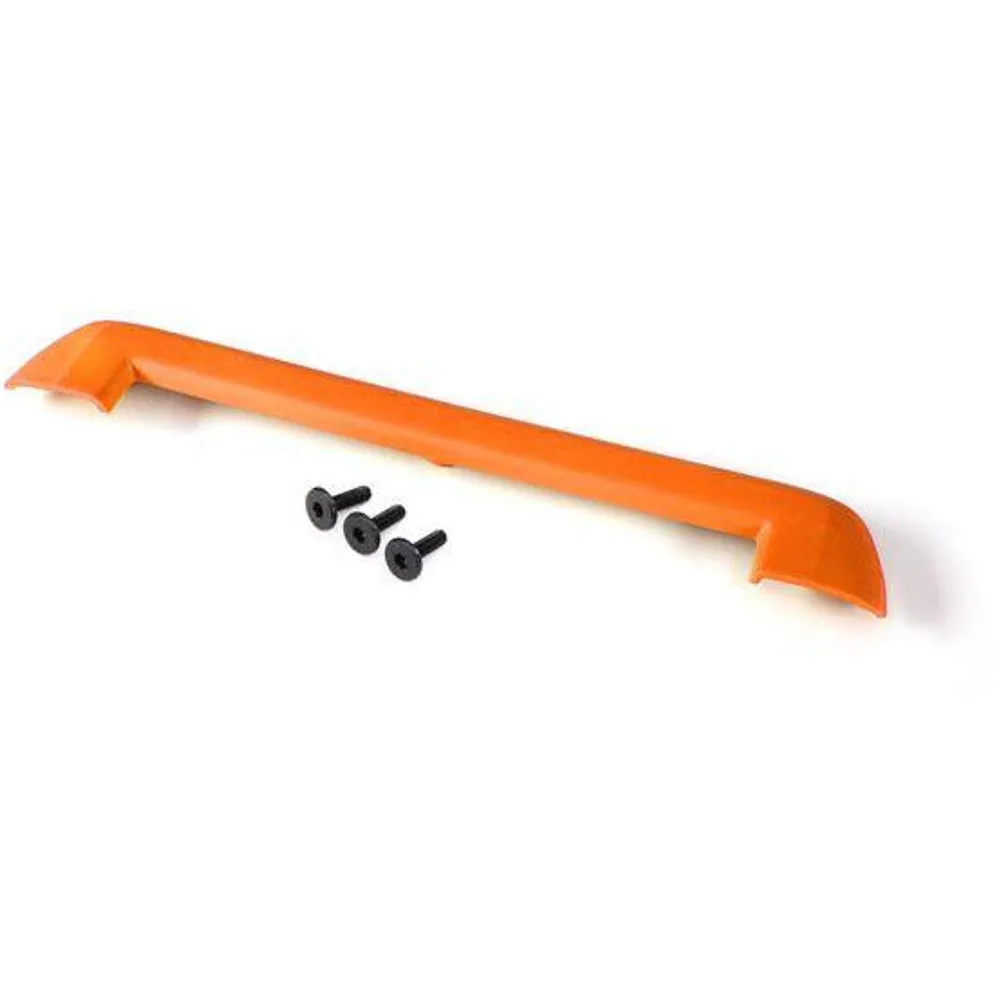 TRA8912T Traxxas Tailgate protector, orange/ 3x15mm flat-head screw (4)