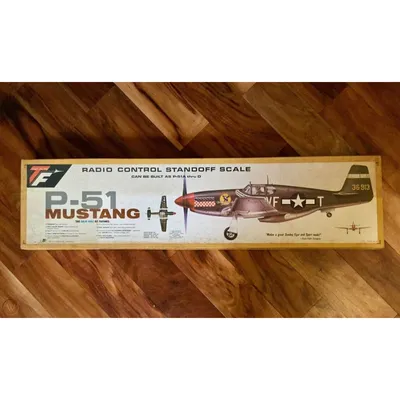 60" P-51 Mustang Wooden R/C Kit (PRE OWNED)