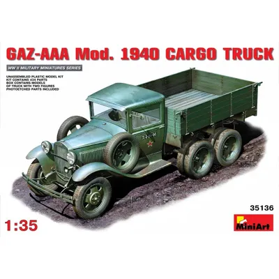 GAZ-AAA Mod. 1940 Cargo Truck 1/35 #35136 by MiniArt