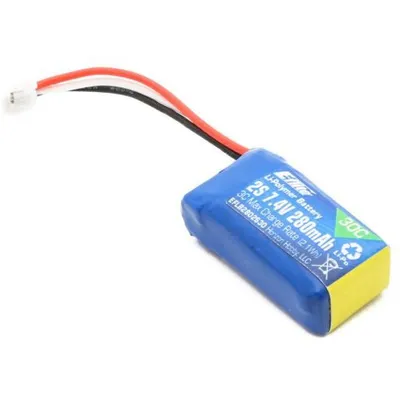 Eflite 280mAh 2S 7.4V 30C LiPo Battery