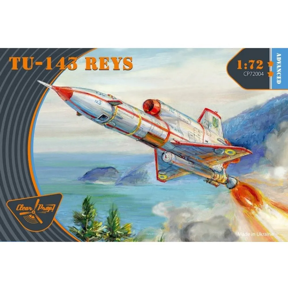 TU143 Reys Unmanned Recon Aircraft (Advanced) 1/72 #72004 by Clear Prop Models