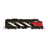 CN FP9A (DC/DCC/Sound): CN Stripes Scheme (Noodle) #6533 (N) By Rapido