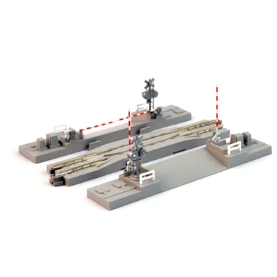 Kato UniTrack Crossing Gate & Rerailing Track 4 7/8 [N]