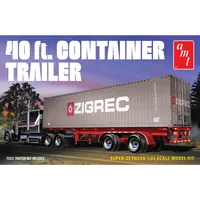 40ft. Container Trailer 1/24 by AMT