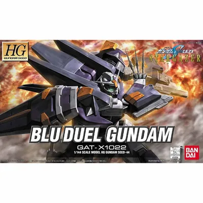 HG 1/144 SEED #44 GAT-X1022 Blu Duel Gundam #0145938 by Bandai