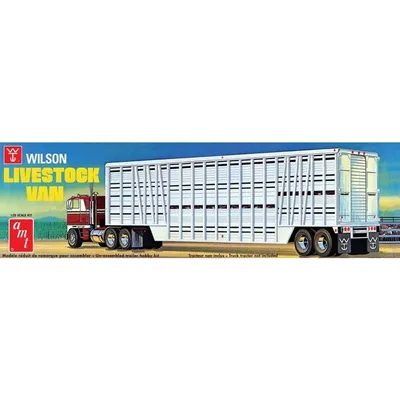 Wilson Livestock Van Trailer 1/25 by AMT