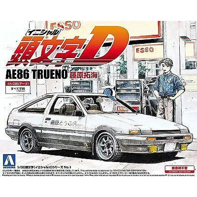 Initial D Toyota AE86 Trueno Takumi 1/32 by Aoshima