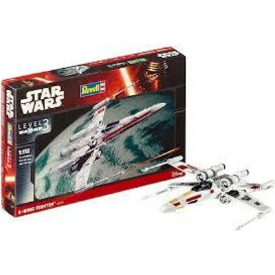 T-65 X-Wing Fighter 1/112 Star Wars Model Kit #3601 by Revell