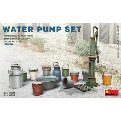 Water Pump Set #35578 1/35 Detail Kit by MiniArt