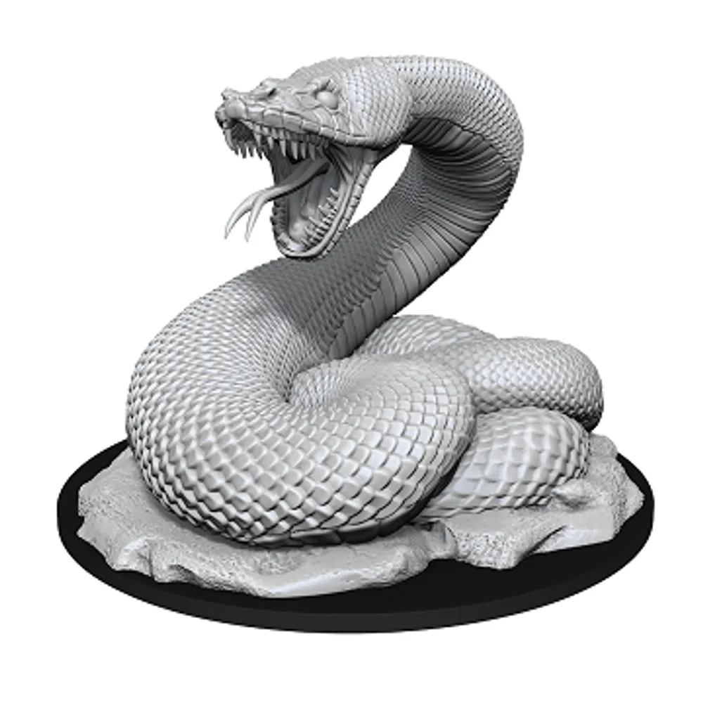 D&D Unpainted Mini - Giant Constrictor Snake 90164