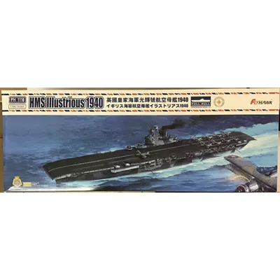 HMS Illustrious 1940 1/700 Model Ship Kit #FH1116 by Flyhawk