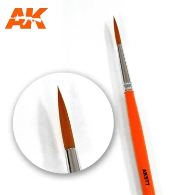 AK Interactive Fine Long Weathering Brush #AK-577