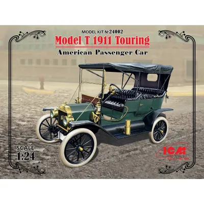 Model T 1911 Touring, American Passenger Car 1/24 by ICM